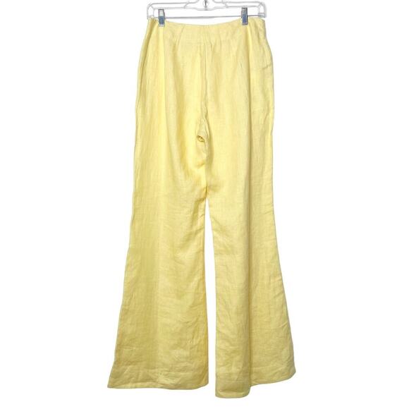 Alix of Bohemia Charlie Butter Linen Pant Yellow Size Small NEW - Picture 7 of 11